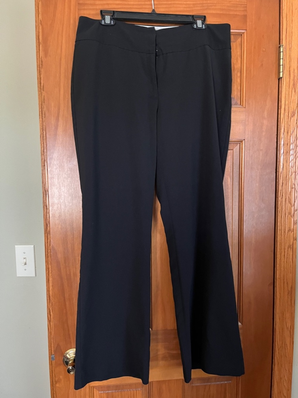 Dana Buchman Black Boot-Cut Dress Pants